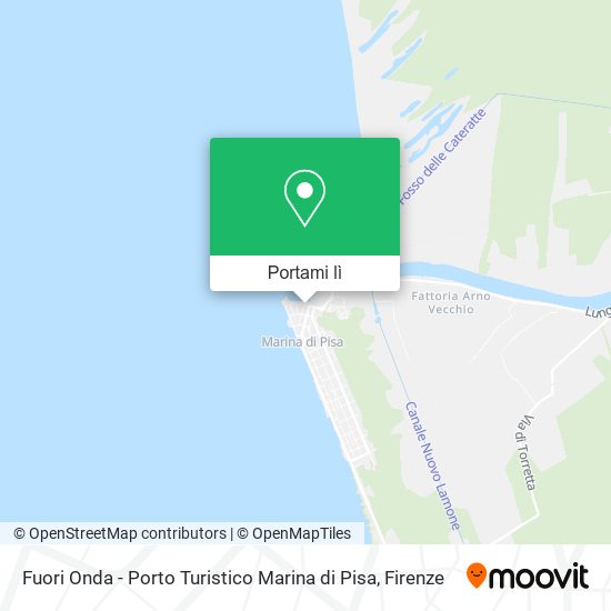 Mappa Fuori Onda - Porto Turistico Marina di Pisa