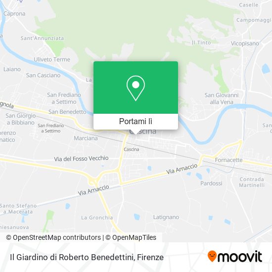 Mappa Il Giardino di Roberto Benedettini