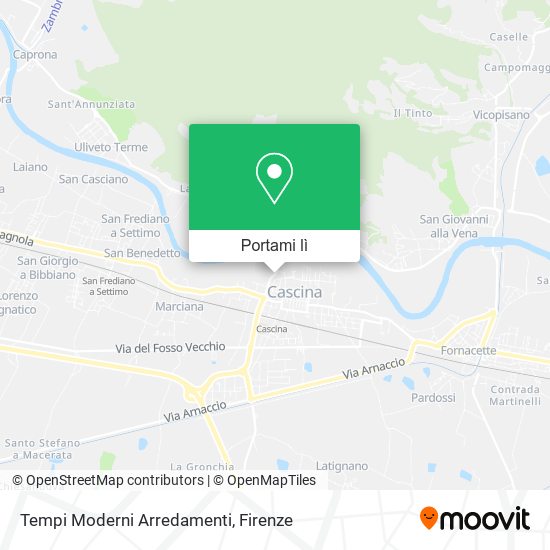 Mappa Tempi Moderni Arredamenti
