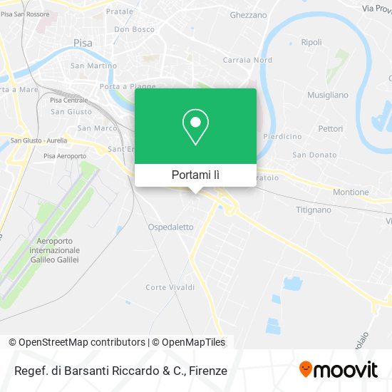 Mappa Regef. di Barsanti Riccardo & C.