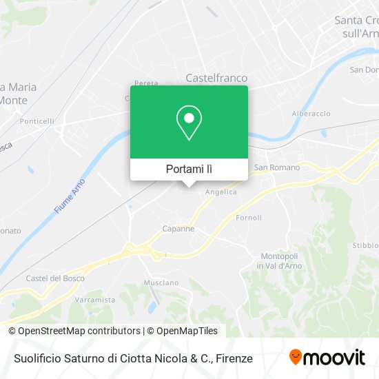 Mappa Suolificio Saturno di Ciotta Nicola & C.
