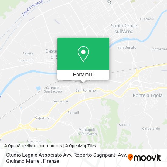 Mappa Studio Legale Associato Avv. Roberto Sagripanti Avv. Giuliano Maffei
