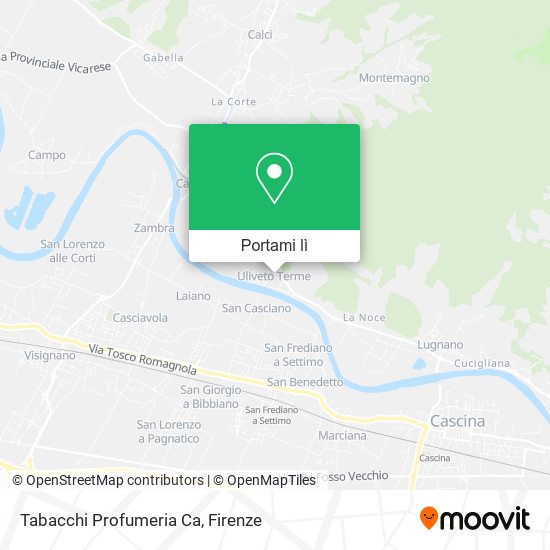 Mappa Tabacchi Profumeria Ca