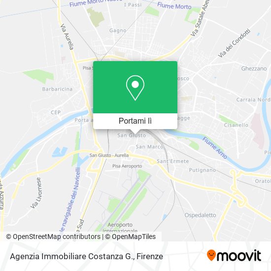 Mappa Agenzia Immobiliare Costanza G.