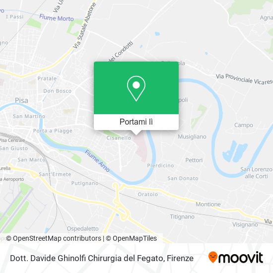 Mappa Dott. Davide Ghinolfi Chirurgia del Fegato