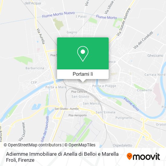 Mappa Adiemme Immobiliare di Anella di Belloi e Marella Froli