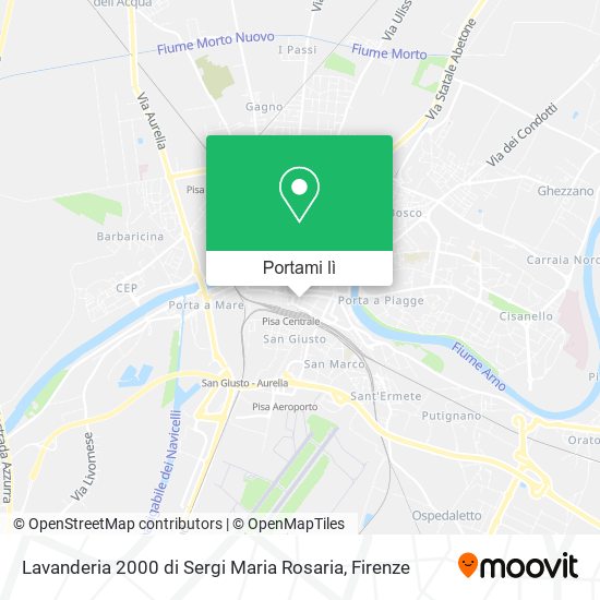 Mappa Lavanderia 2000 di Sergi Maria Rosaria