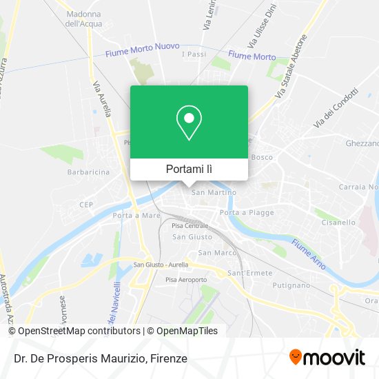 Mappa Dr. De Prosperis Maurizio