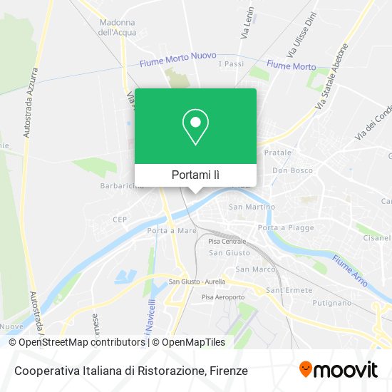 Mappa Cooperativa Italiana di Ristorazione