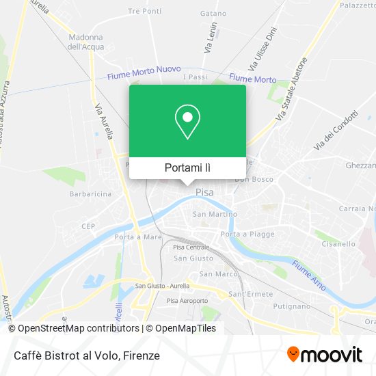 Mappa Caffè Bistrot al Volo