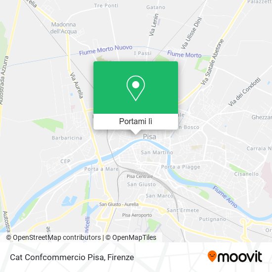 Mappa Cat Confcommercio Pisa