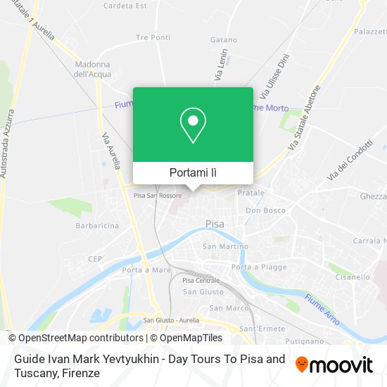 Mappa Guide Ivan Mark Yevtyukhin - Day Tours To Pisa and Tuscany