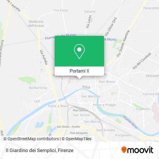 Mappa Il Giardino dei Semplici