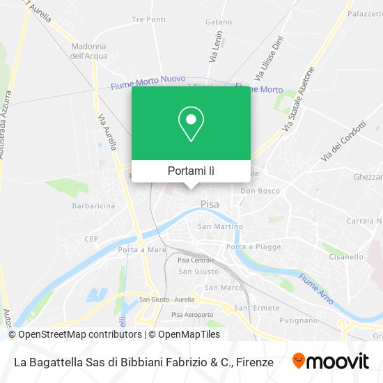 Mappa La Bagattella Sas di Bibbiani Fabrizio & C.