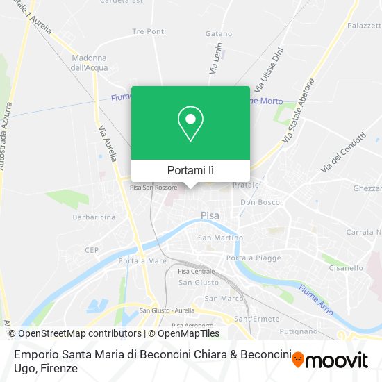 Mappa Emporio Santa Maria di Beconcini Chiara & Beconcini Ugo