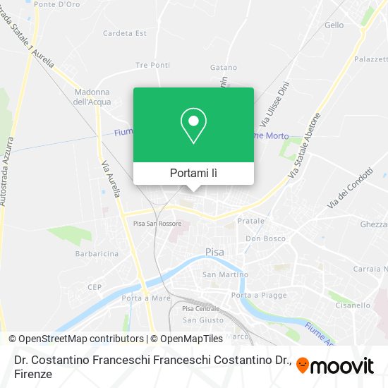 Mappa Dr. Costantino Franceschi Franceschi Costantino Dr.