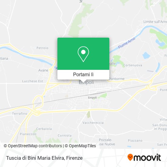 Mappa Tuscia di Bini Maria Elvira