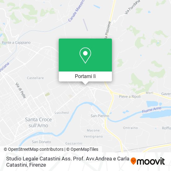 Mappa Studio Legale Catastini Ass. Prof. Avv.Andrea e Carla Catastini