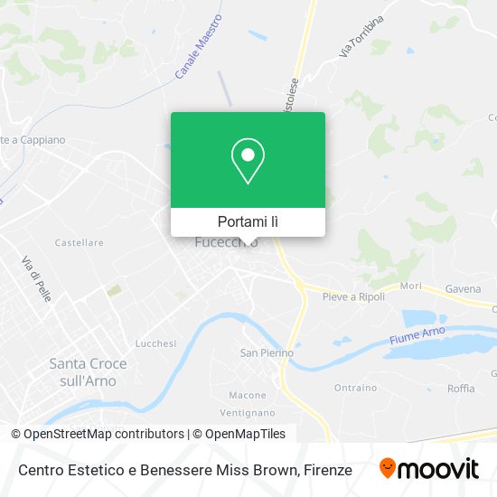 Mappa Centro Estetico e Benessere Miss Brown