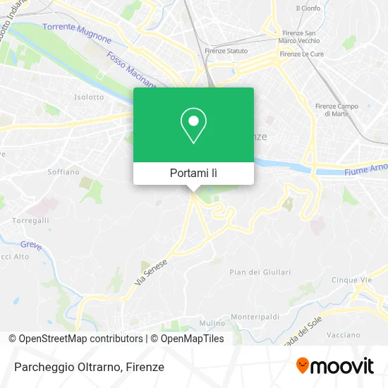 Mappa Parcheggio Oltrarno