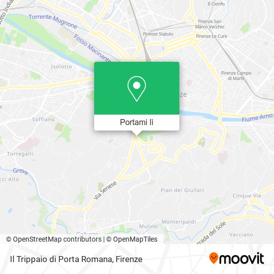 Mappa Il Trippaio di Porta Romana