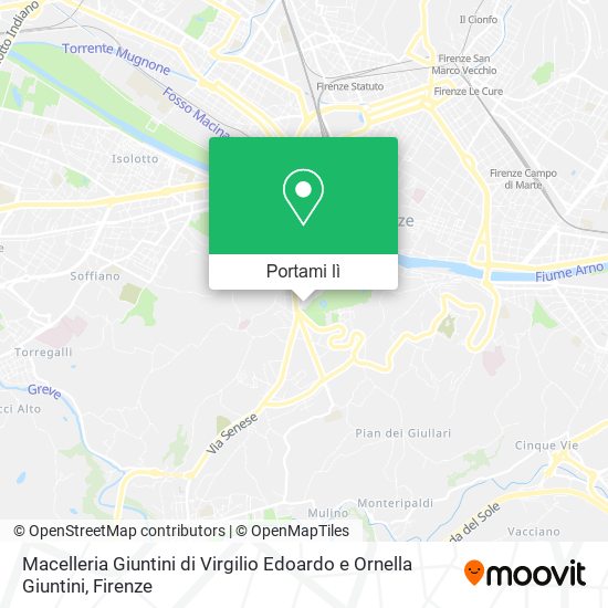 Mappa Macelleria Giuntini di Virgilio Edoardo e Ornella Giuntini