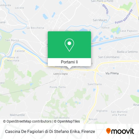 Mappa Cascina De Fagiolari di Di Stefano Erika