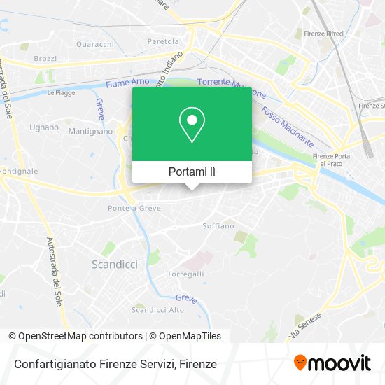 Mappa Confartigianato Firenze Servizi