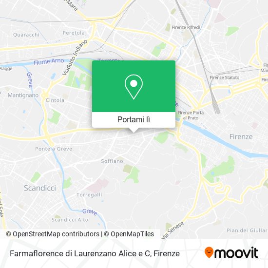 Mappa Farmaflorence di Laurenzano Alice e C