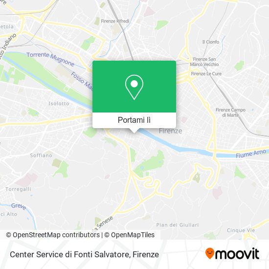 Mappa Center Service di Fonti Salvatore