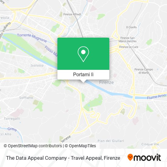 Mappa The Data Appeal Company - Travel Appeal
