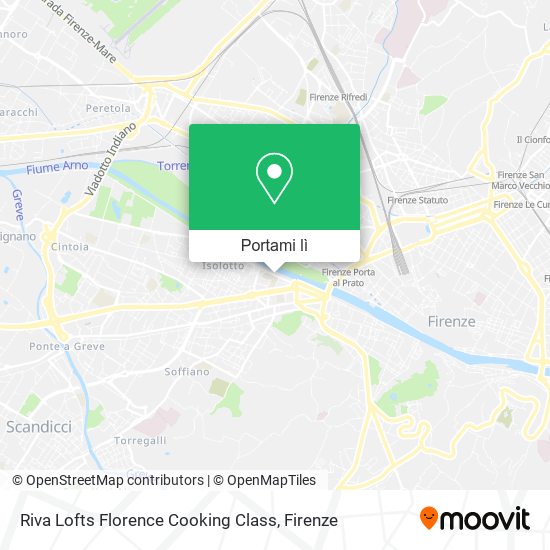 Mappa Riva Lofts Florence Cooking Class