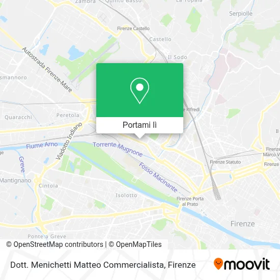 Mappa Dott. Menichetti Matteo Commercialista