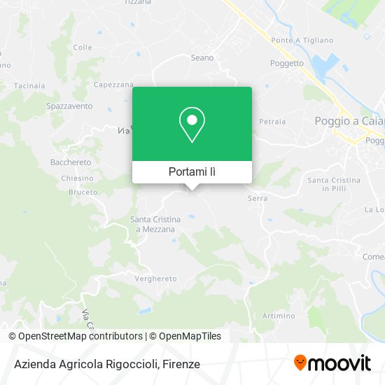 Mappa Azienda Agricola Rigoccioli