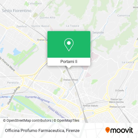 Mappa Officina Profumo Farmaceutica