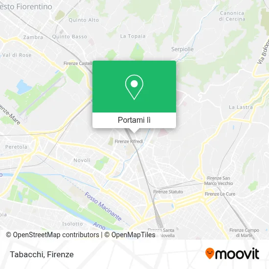 Mappa Tabacchi