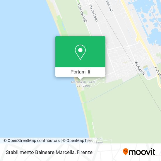 Mappa Stabilimento Balneare Marcella