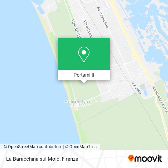 Mappa La Baracchina sul Molo