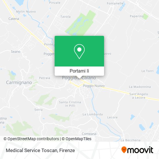 Mappa Medical Service Toscan