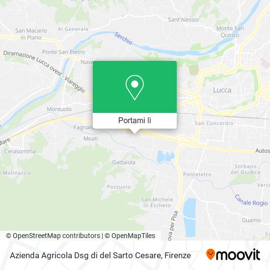 Mappa Azienda Agricola Dsg di del Sarto Cesare