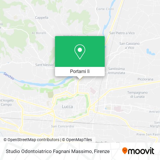 Mappa Studio Odontoiatrico Fagnani Massimo