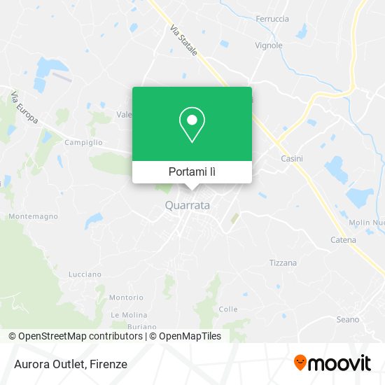 Mappa Aurora Outlet