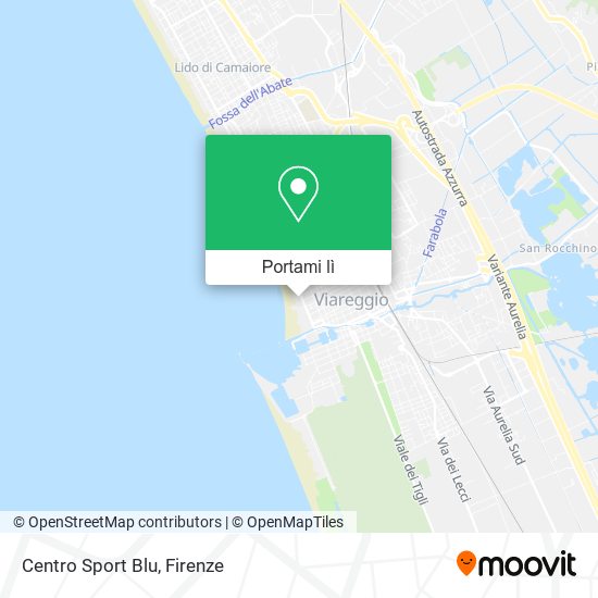 Mappa Centro Sport Blu