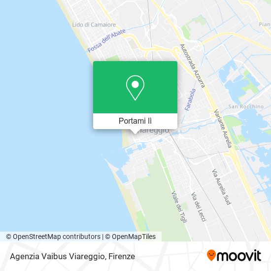 Mappa Agenzia Vaibus Viareggio