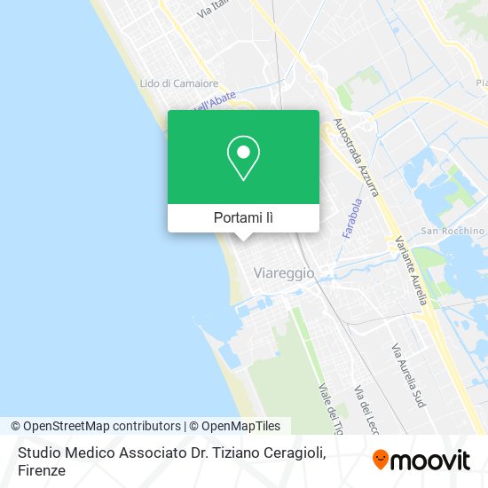 Mappa Studio Medico Associato Dr. Tiziano Ceragioli