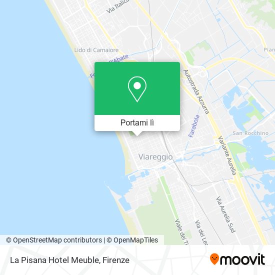 Mappa La Pisana Hotel Meuble