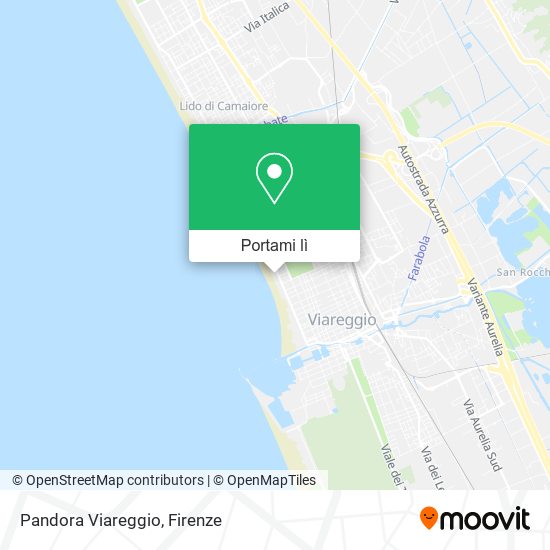 Mappa Pandora Viareggio