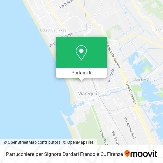 Mappa Parrucchiere per Signora Dardari Franco e C.