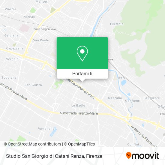 Mappa Studio San Giorgio di Catani Renza