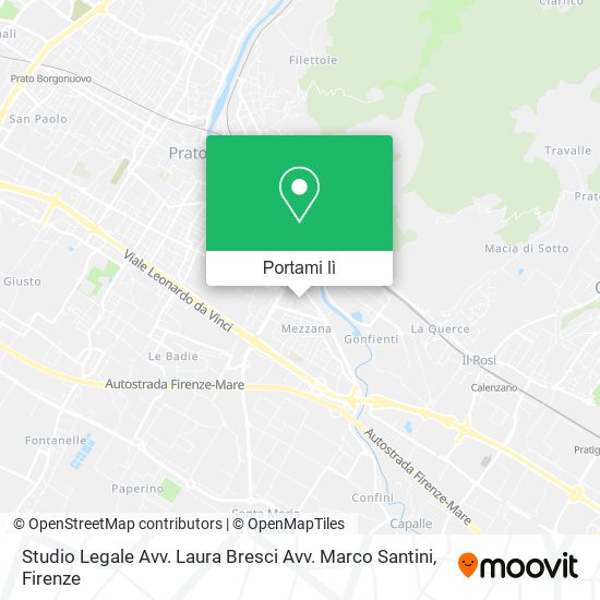 Mappa Studio Legale Avv. Laura Bresci Avv. Marco Santini